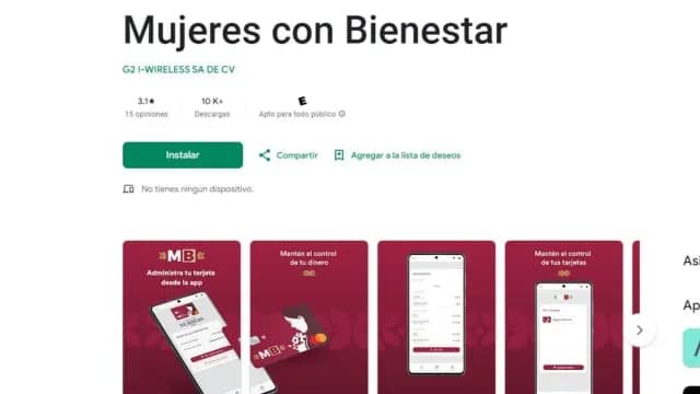 App Mujeres con Bienestar