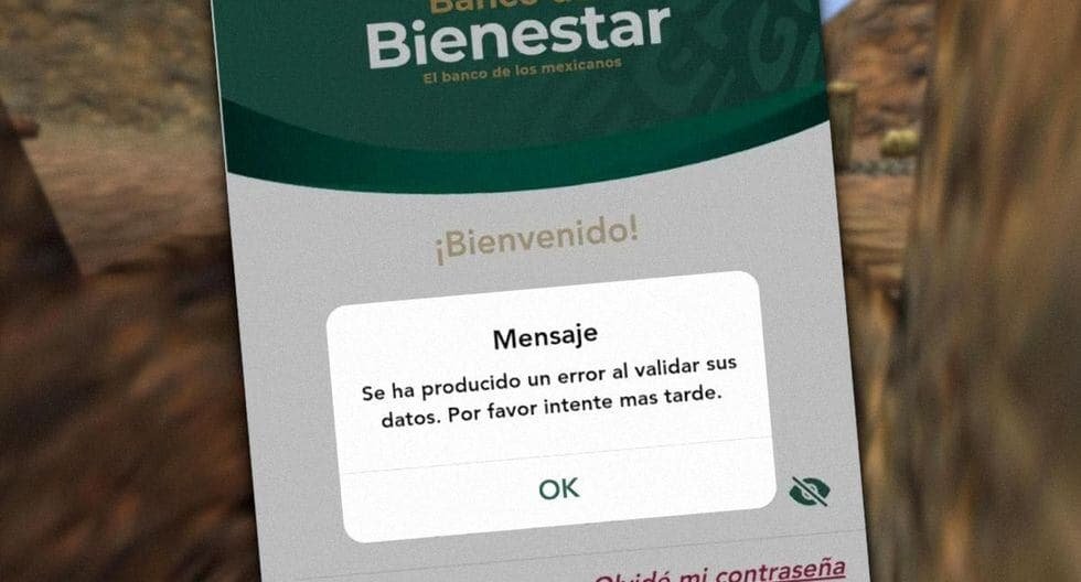 Error app banco del bienestar