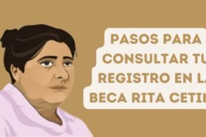 Pasos para consultar tu registro en la Beca Rita Cetina