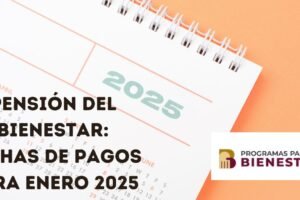 Pensión del Bienestar: Fechas de pagos para enero 2025