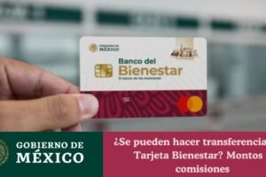 ¿Se pueden hacer transferencias a la Tarjeta Bienestar? Montos y comisiones