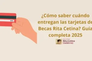 ¿Cómo saber cuándo entregan las tarjetas de Becas Rita Cetina? Guía completa 2025
