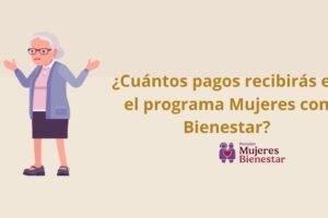 ¿Cuántos pagos recibirás en el programa Mujeres con Bienestar?