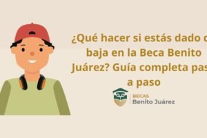 ¿Qué hacer si estás dado de baja en la Beca Benito Juárez? Guía completa paso a paso