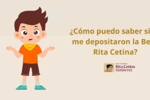 ¿Cómo puedo saber si ya me depositaron la Beca Rita Cetina?